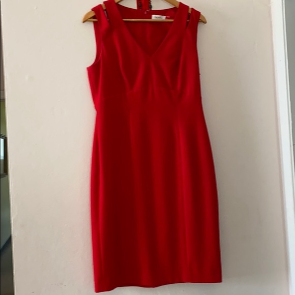 Calvin Klein Red Dress! - Picture 7 of 7